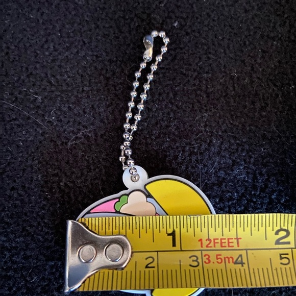 PAC-MAN™ Bikkura Pon Collaboration Rubber Keychain Kura Revolving Sushi - Picture 5 of 5